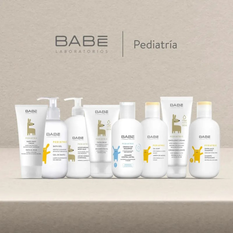 Shampoo Pediátrico hidratante Babé Costra Láctea Cuidado Diario 200ml