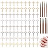 Cross Nail Charms 80 Pcs Cross Charms for Nails Metal