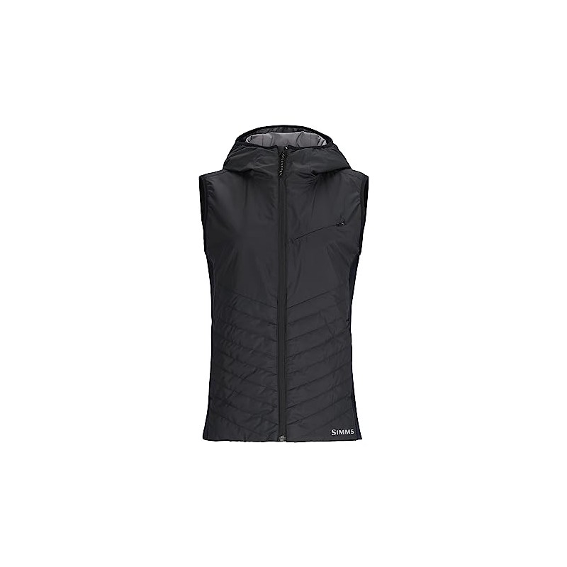 Simms Fall Run Hybrid Hooded Vest Black L