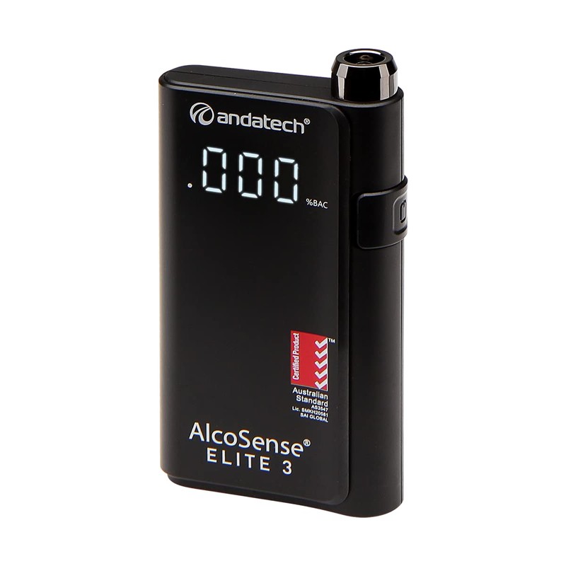 Andatech Alcosense Elite 3 Fuel Cell Australian Standard Personal Breathalyser