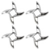 4PCS Meat Grinder Blade, Food Grinder Blade Mincers Replacement (#12)