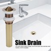 Sink Drain NonOverflow AntiClog Bathroom Wash Basin Drainer Stopper Accessory