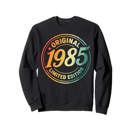 40th Birthday Man Woman 40 Years 1985 Decorative Funny Gift Sweatshirt
