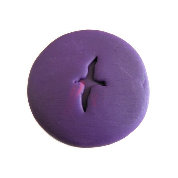 soap stamps pottery stamps small bird flying