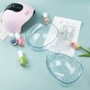Framendino, 2 piezas de bandeja de remojo de uñas transparente