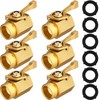 Therwen 6 Pack Garden Hose Shut off Valve Heavy Duty