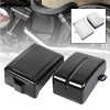 Unbranded Black Battery Box Side Cover For Harley Dyna Wide