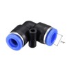 sourcing map Plastic Elbow Push to Connect Tube Fitting 8mm
