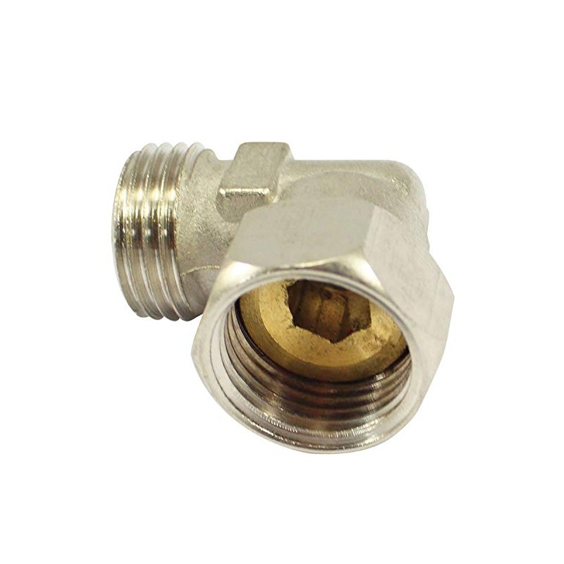 Male/Female 22mm 1/2" Elbow Compression Fitting Connector for Showers and