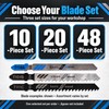 T-Shank Jigsaw Blades for Wood, Metal & Plastic Cutting –