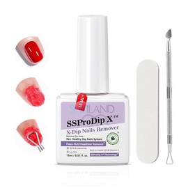 SAVILAND SSPro X 딥 파우더 리무버 키트: 부드럽고 간편한 딥 네일 리무버 0.5 Floz 가정용 딥 파우더용 네일 파일 네일 스크레이퍼로 담그거나 감싸지 않아도 됩니다 [2Pcs 15ml Kit3] SAVILAND SSPro X Deep Powder Remover Kit: Soft and Easy Deep Nail Remover 0.5 Floz for Home Use, No Soaking or Wrapping Needed with Nai