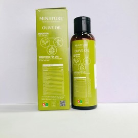 mi nature Olive Oil | Ideal for edible, hair & Skin | Light & Non-Sticky Oil | Cold Pressed Plant derived | 100ml (3.38 fl oz)
