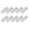 PATIKIL 10pcs 304 Stainless Steel Mechanical Extension Spring Spring 0.4mm