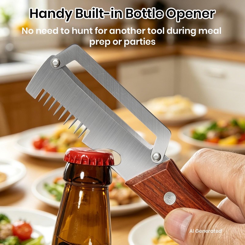 3-in-1 Multifunction Vegetable Peeler with Scallion Slicer & Bottle Opener