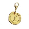 Gold Initial Zipper Pulls (L)