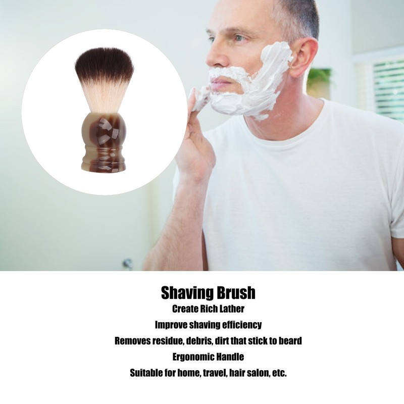 Men Shaving Brush Professional Home Hair Salon Ergonomic Soft Hair