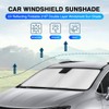 KUST Windshield Sun Shade for Chrysler Pacifica Minivan Accessories 2017-2025