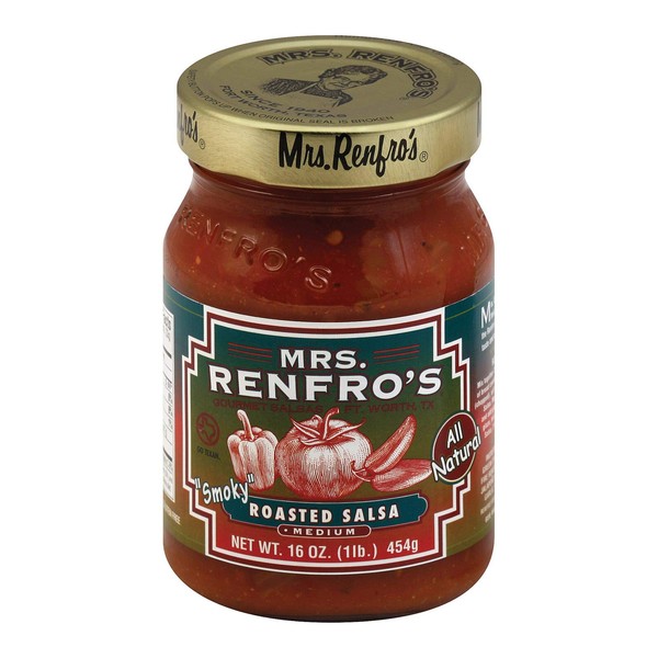 Mrs. Renfro's Roasted Salsa, 16 oz (6 Pack)