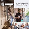 4G LTE Cellular Security Camera No Internet Needed, Solar No