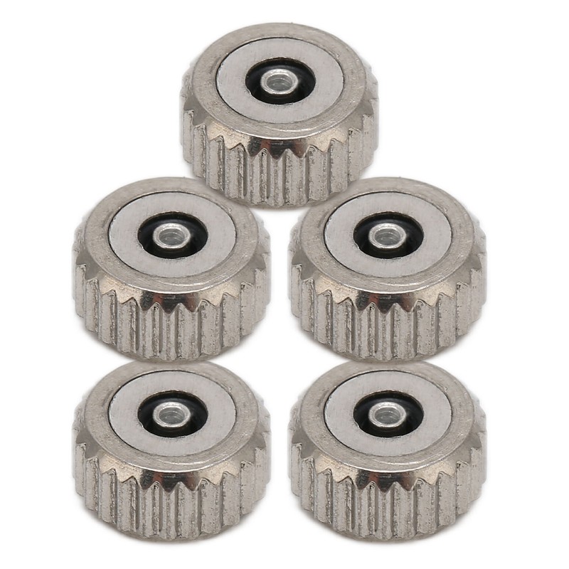 Watch Crown Spare Parts Silver Gold Steel Watch Head for
