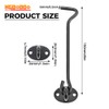 Cabin Hook Gate Hook Lock Black,150mm Stainless Steel Heavy Duty