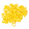 100PCS Chicken Ankle Rings Reusable Plastic Duck Leg Bands Clips