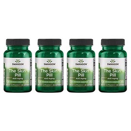 Swanson Signature Line The Skin Pill 30 cápsulas blandas (paquete de 4)