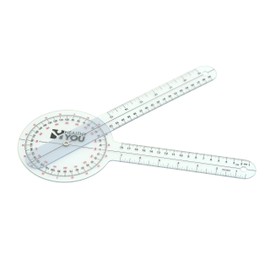 Healthy You 12 Inch Large Goniometer 360 Degree - Physical Therapy Range of Motion