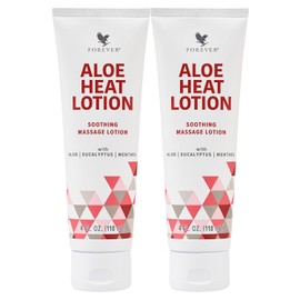 Forever Living Aloe Heat Lotion 118ml-(Pack of 2)