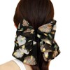Large Hair Clip, Hair Clip, Ribbon Clip, Ribbon, Multi-Layer, Firm