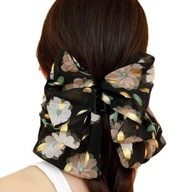 Large Hair Clip, Hair Clip, Ribbon Clip, Ribbon, Multi-Layer, Firm