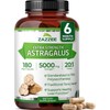 Zazzee Extra Strength Astragalus Root 20:1 Extract, 5000 mg Strength,