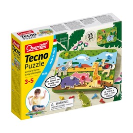 Quercetti 0556 Tecno Puzzle Jungle & Savana Bausteine