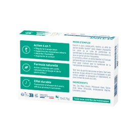 SORIFA - Sudine Puder, Antitranspirant-Behandlung, Fuß – reguliert den Schweiß – absorbiert – beugt Mykosen vor – ohne Aluminiumsalze – Box mit 6 Doppelbeuteln