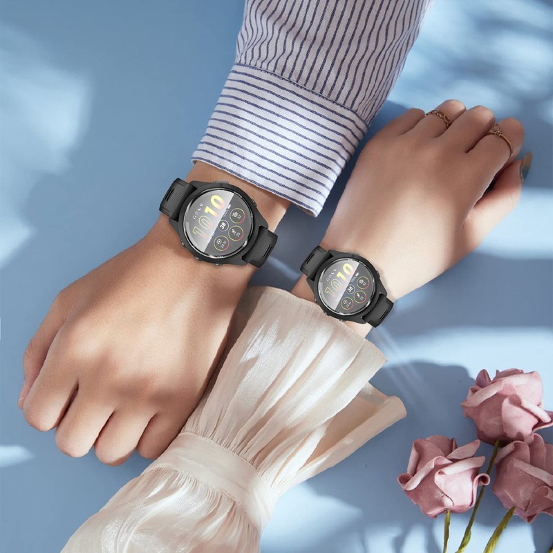 Suoman 2-Pack for Garmin Forerunner 265 Screen Protector, [Anti-Scratch] Ultra-thin