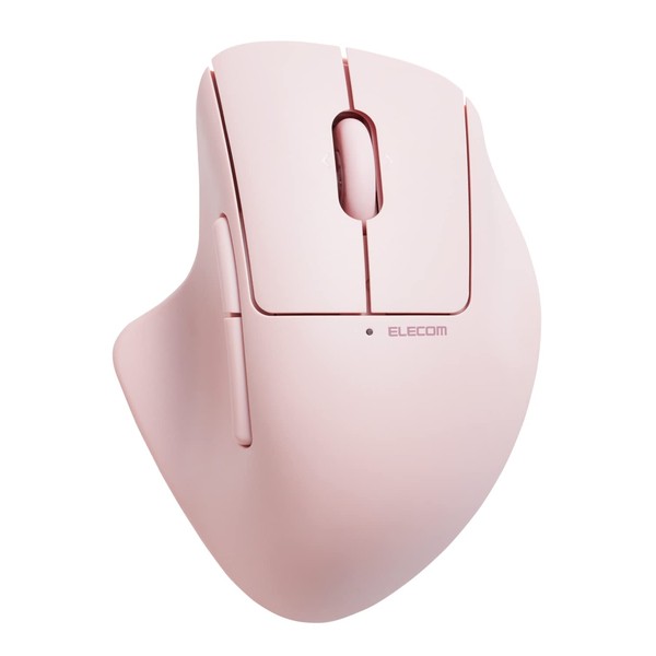 Elecom M-SH30BBSKPN Wireless Mouse, SHELLPHA Bluetooth Mouse, Silent, Antibacterial, 5
