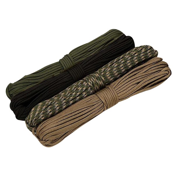 19ft/6 Meters Paracord Rope 7 Inner Strands Nylon Rope 550lb