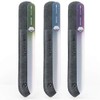GERMANIKURE Czech Crystal Glass Nail File 3 Pack in Suede