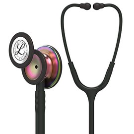 3M Littmann - 5870 Classic III Estetoscopio, Acabado Arcoiriís , Tubo Negro, 27