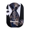 DiBanGu Conjunto de pañuelo y gemelos de seda para hombre