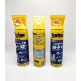 Prestone 3 PACK-PRESTONE Windshield De-Icer-Spray Canister (17 oz.) Built In Ice Scraper