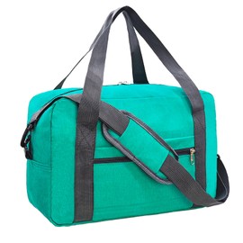 lifwimner Foldable Carry on Luggage Bag 22x14x9 Personal Item Bag for Airplanes Travel Duffel Bag for Women and Men (40L, Teal)