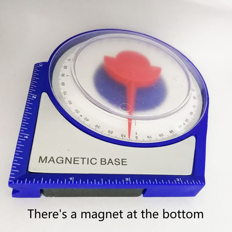 Magnetic Angle Locator, Magnetic Adsorbable Base Goniometer Inclinometer Tool