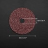 LEONTOOL Aluminum Oxide Resin Fiber 25pcs 4-Inch Resin Fiber Sanding
