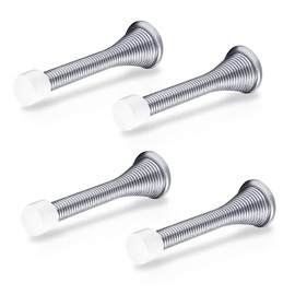 Tapones de puerta para pared – Tope de puerta con punta de goma – 3-1/4 pulgadas – Paquete de 4 – Tope de puerta – Ideal para el hogar, oficinas, escuelas