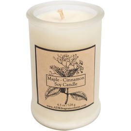 Maple-Cinnamon Scented Candle, Plant Based Aromatherapy Candle for Home Decor & Kitchen Décor, 24Hrs of Burn Time, Wax Jar Candles for Relaxation, Natural Candles Gift for Mother’s Day