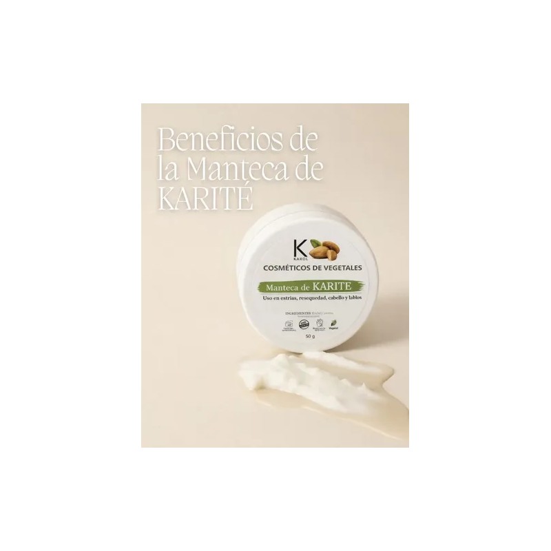 Crema Corporal De Manteca De Karité - Cosmético Vegetal