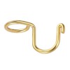 Sumnacon Hanger Connecting Hooks, Stainless Steel Joint Hooks, Wardrobe Storage,