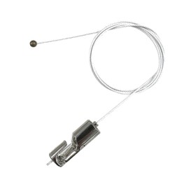 Fukui Metal Crafts WR-9-W Ball Type Mini Wire Freely Fit White Φ0.05 inch (1.2 mm) L = 5.9 ft (1.5 m) Picture Rail Hanging Hook for Posters, Picture Frames, Paintings, Wall Hangings