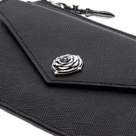 Artemis Classic Fragment Case Wallet ACW0025 Brand Men's Wallet, Long Wallet, Leather, Genuine Leather, black